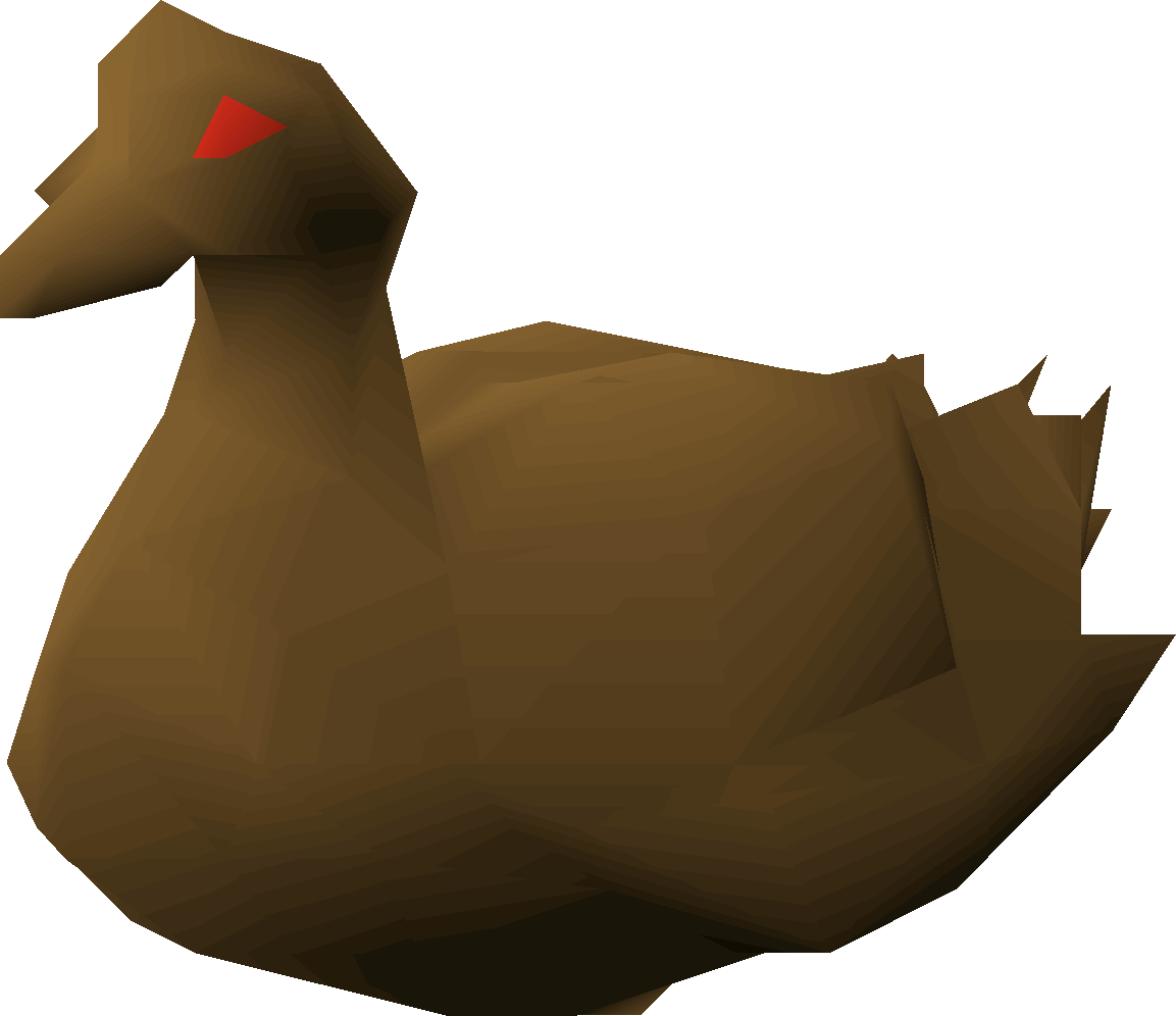 Chocolate duck
