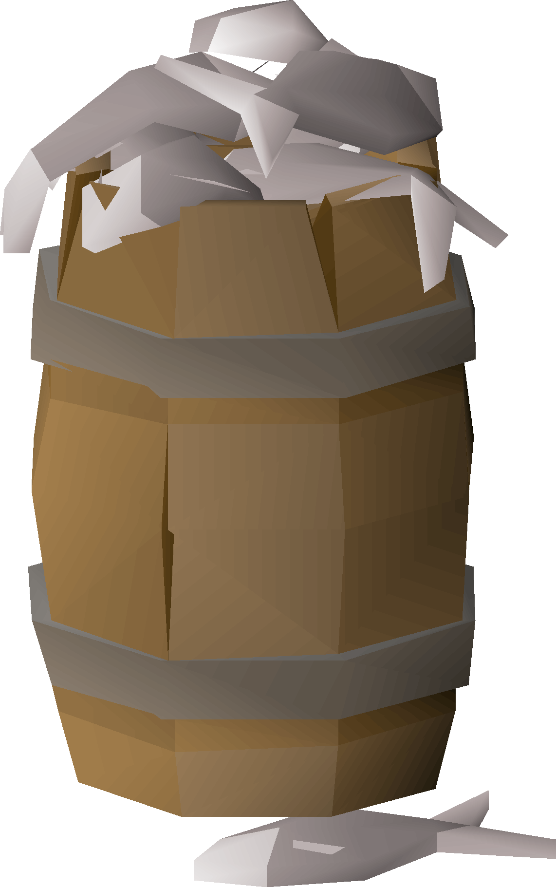 Barrel of fish