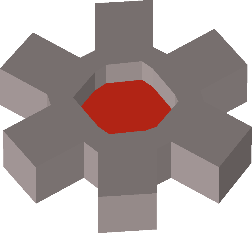 Red cog