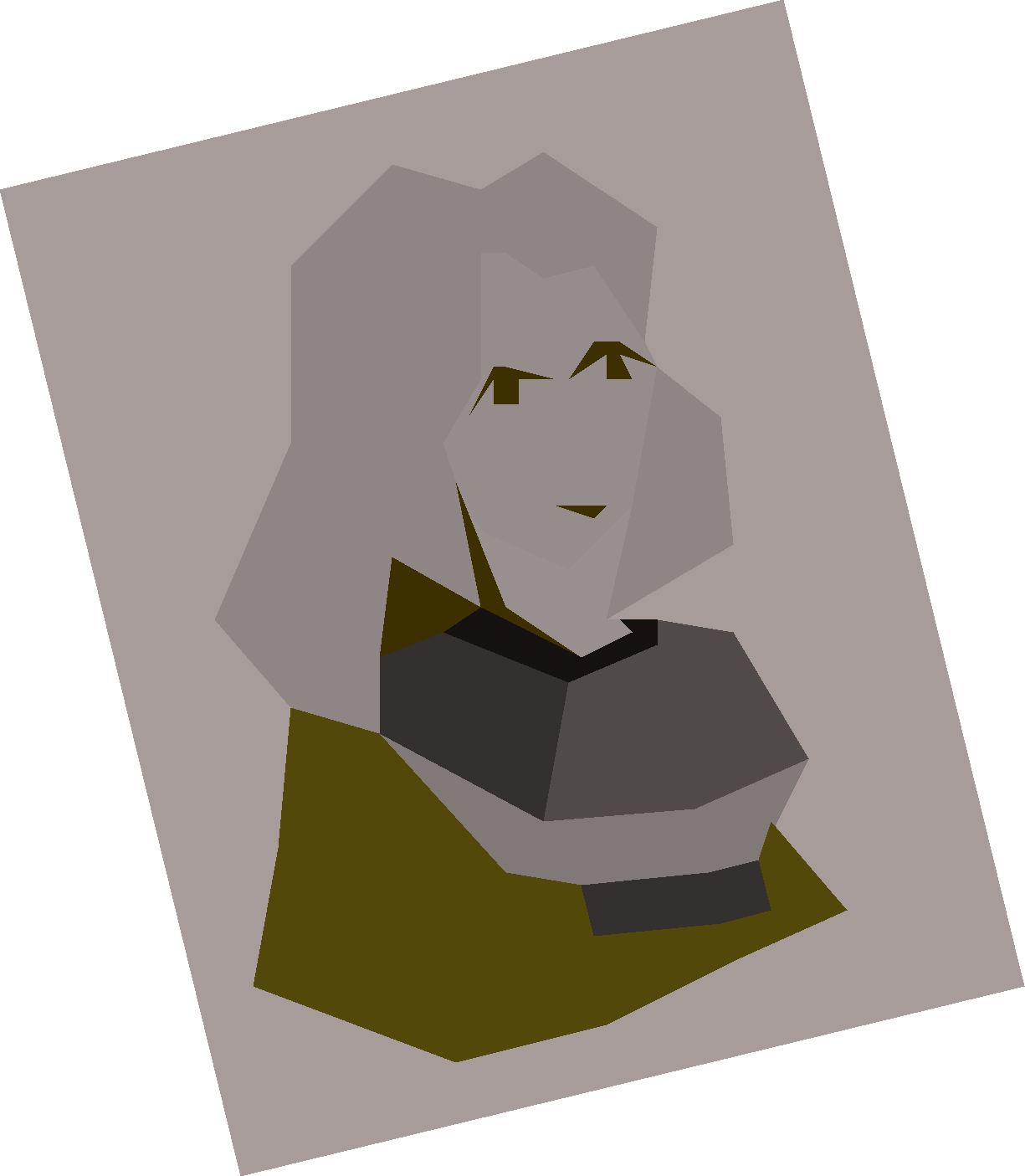 Signed portrait