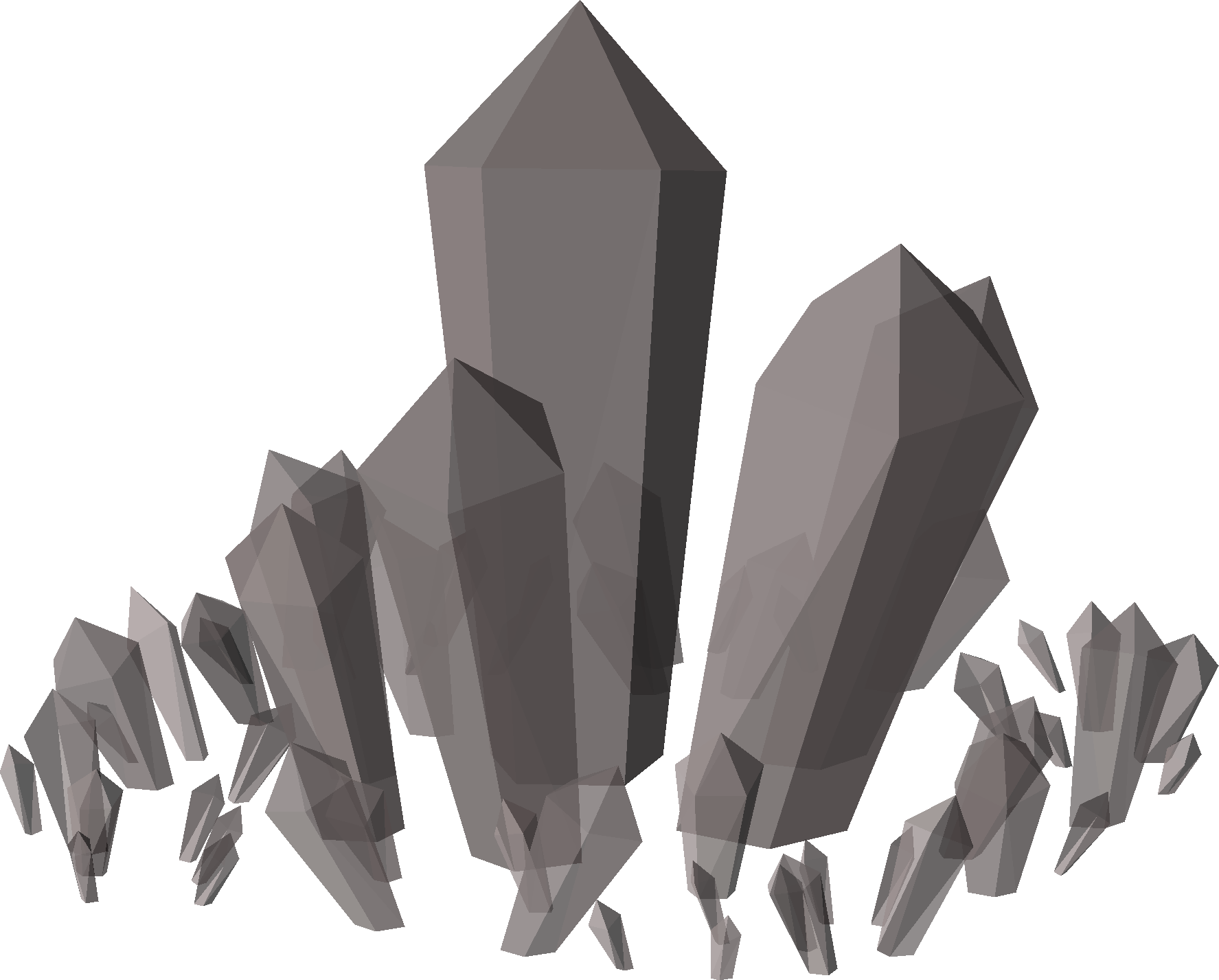 Drained Crystal