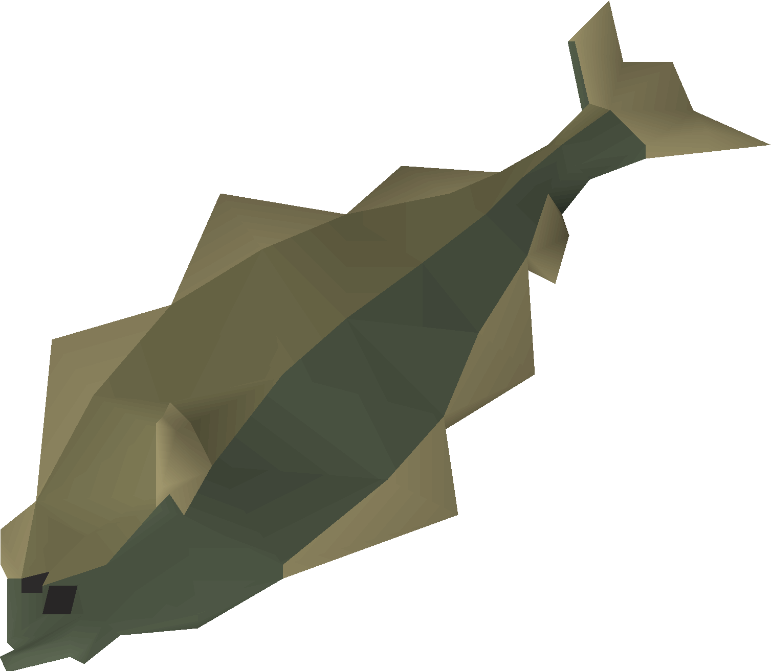 Stuffed huge halibut
