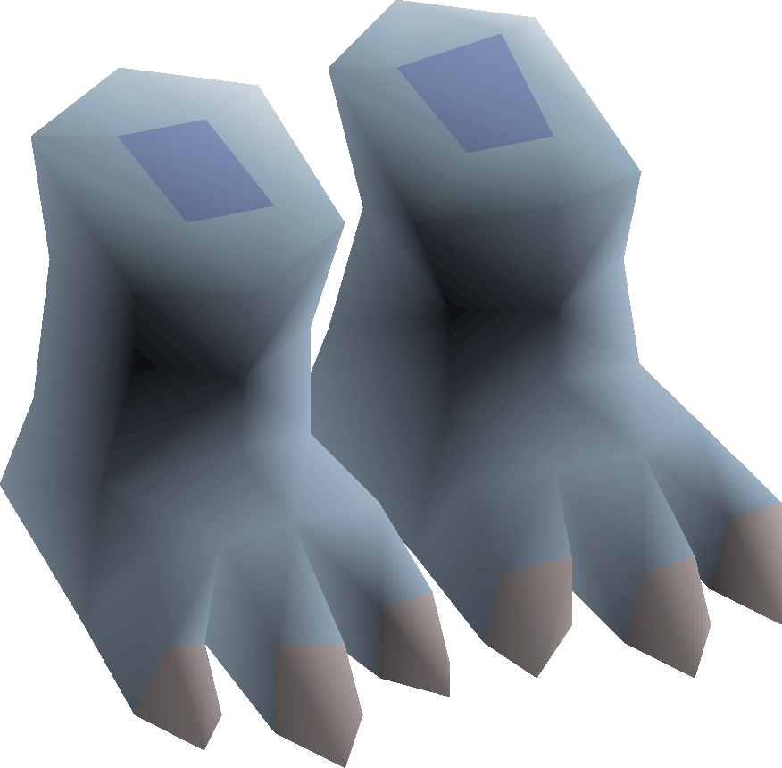 Snow imp costume feet